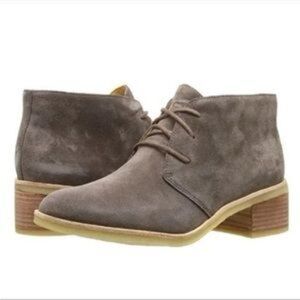 Clarks Originals Phenia Women's Grey Suede Ankle Desert Boots